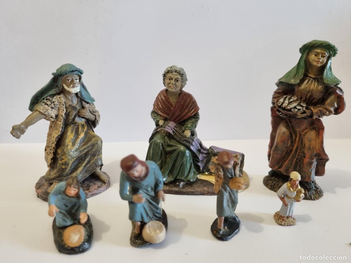 Figuras de Bel&eacute;n: 7 figuras de barro cocido - Foto 1