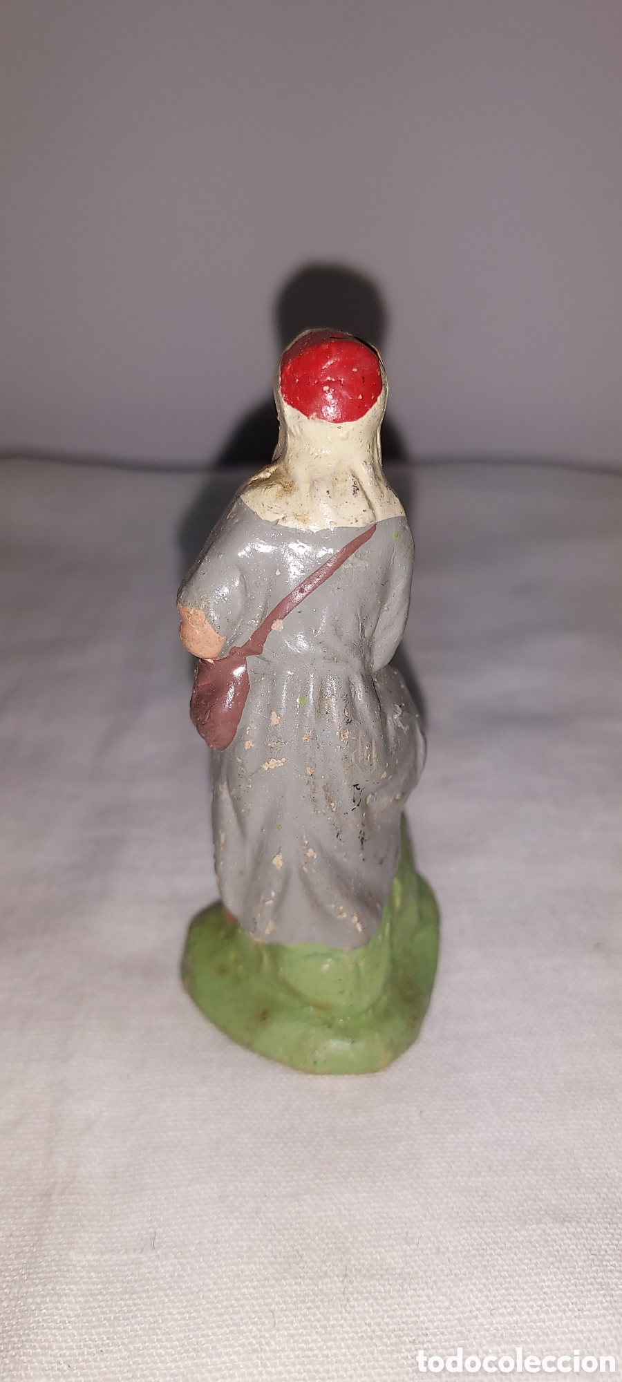 Figuras de Bel&eacute;n: PASTOR DE BARRO PARA NACIMIENTO - Foto 4