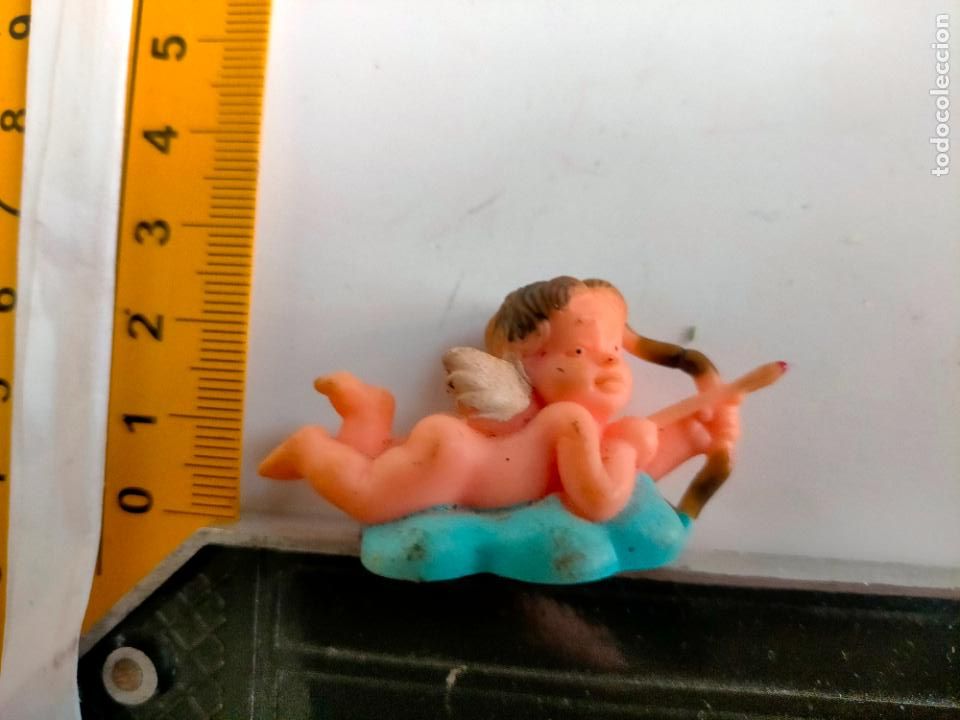 Figuren f&uuml;r Weihnachtskrippen: ANTIGUA DECORACION DE navidad para portal de belen PIEZA NAVIDE&Ntilde;A QUERUBIN