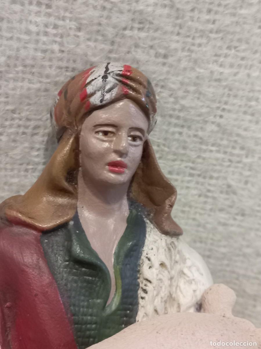 Figuras de Bel&eacute;n: PASTOR (barro-21cm) &uml;SERRANO&uml; cerdo - Foto 4