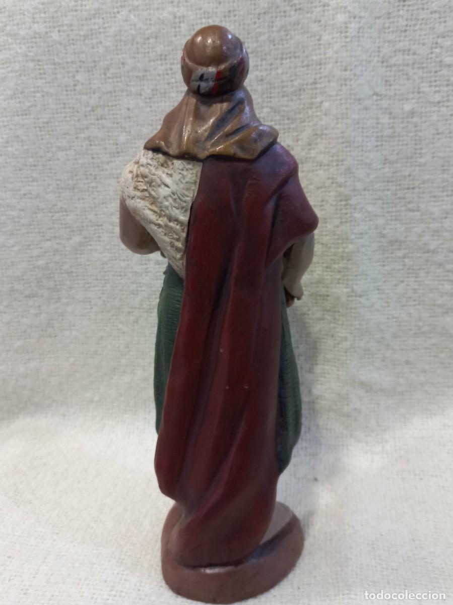 Figuras de Bel&eacute;n: PASTOR (barro-21cm) &uml;SERRANO&uml; cerdo - Foto 8