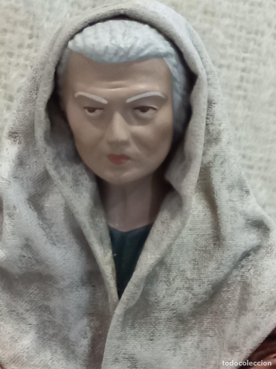 Figuras de Bel&eacute;n: CASTA&Ntilde;ERA (21cm) &uml;SERRANO&uml; barro lienzado - Foto 4