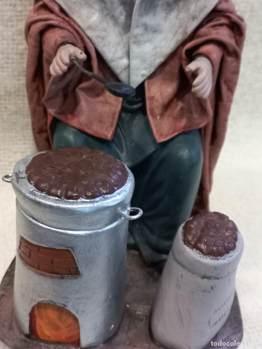 Figuras de Bel&eacute;n: CASTA&Ntilde;ERA (21cm) &uml;SERRANO&uml; barro lienzado - Foto 6