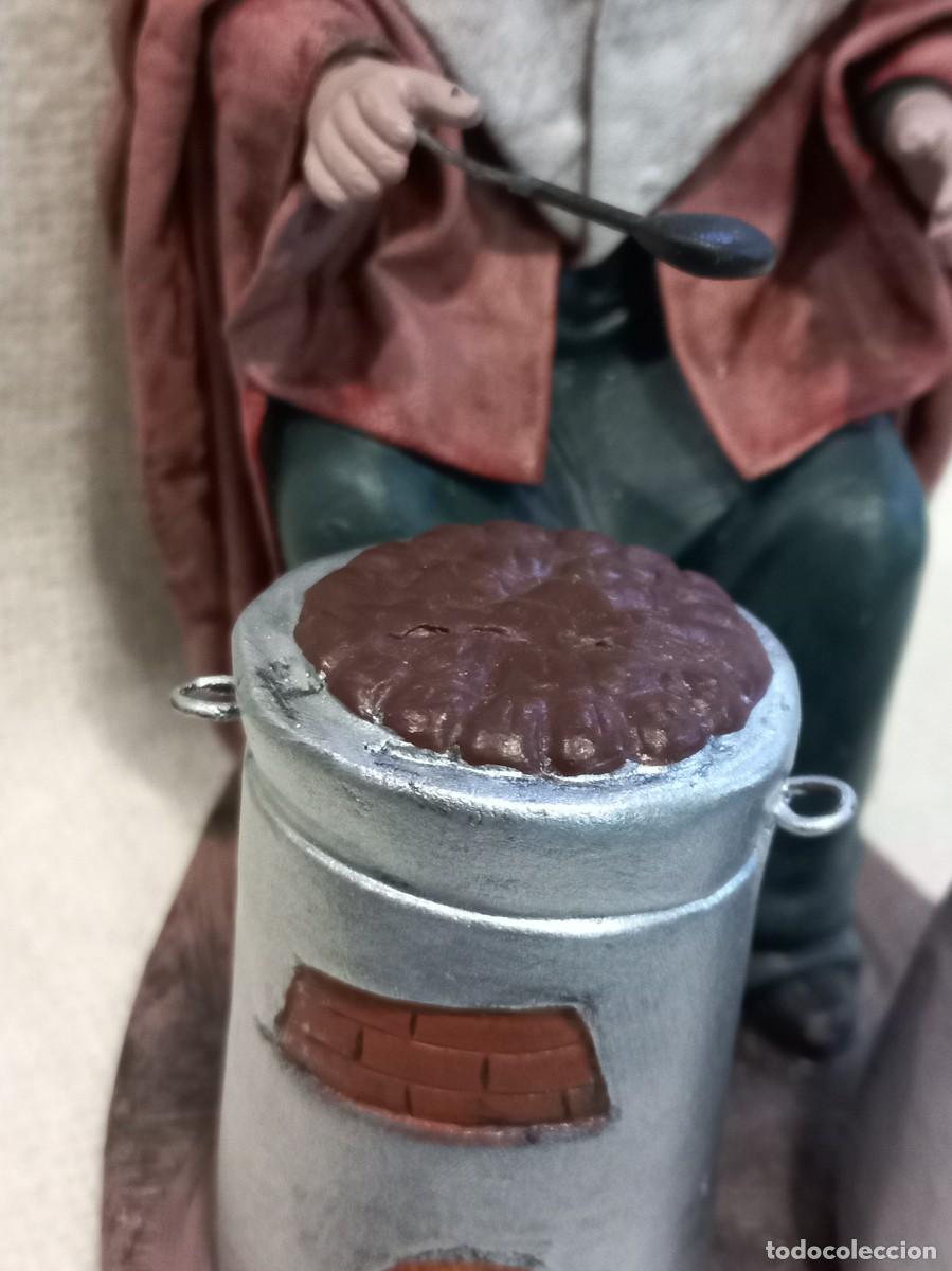 Figuras de Bel&eacute;n: CASTA&Ntilde;ERA (21cm) &uml;SERRANO&uml; barro lienzado - Foto 7