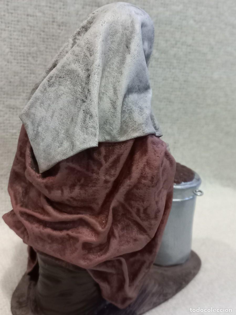 Figuras de Bel&eacute;n: CASTA&Ntilde;ERA (21cm) &uml;SERRANO&uml; barro lienzado - Foto 10