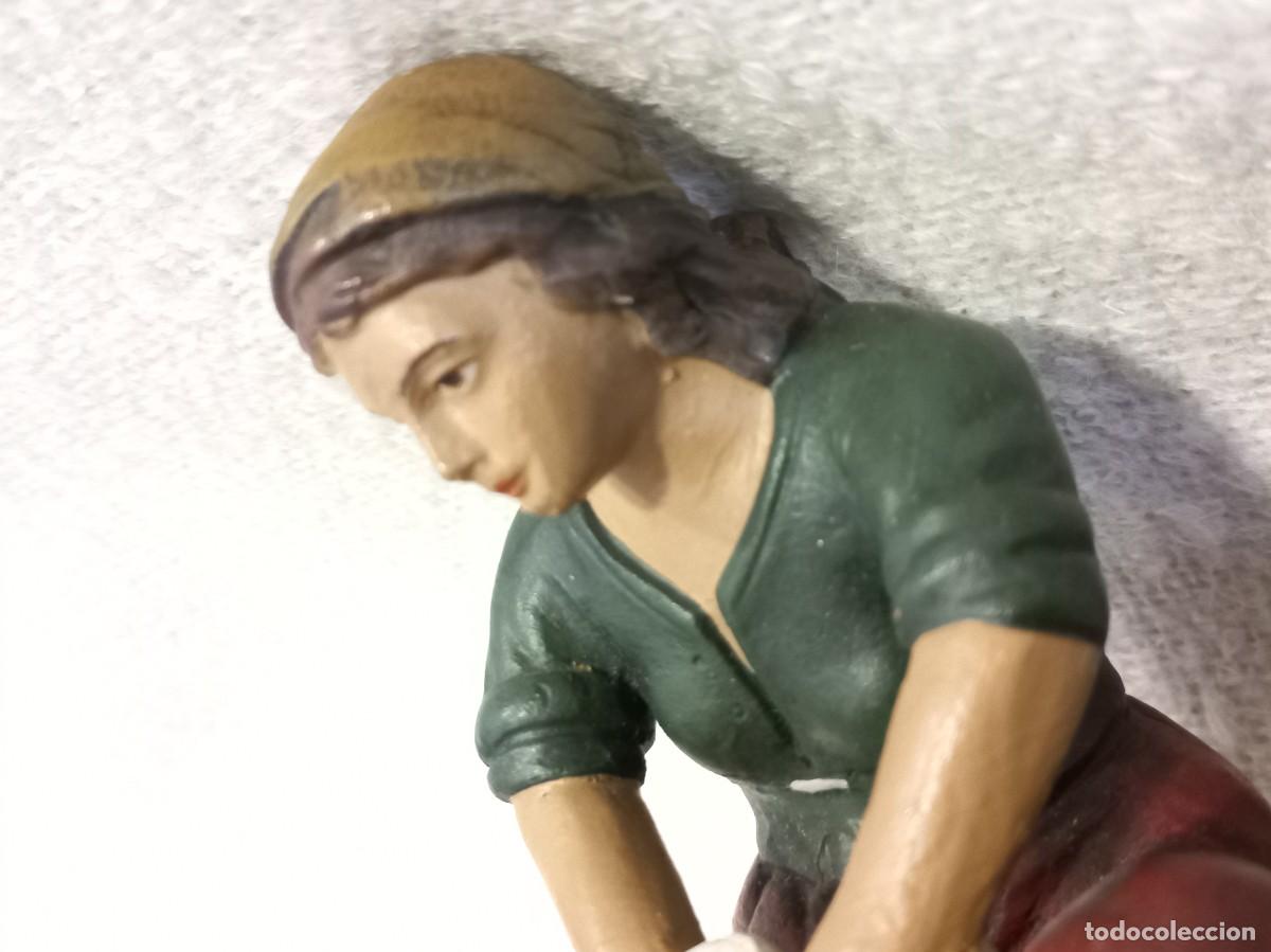 Figuras de Bel&eacute;n: LAVANDERA (21cm) barro &uml;SERRANO&uml; - Foto 5