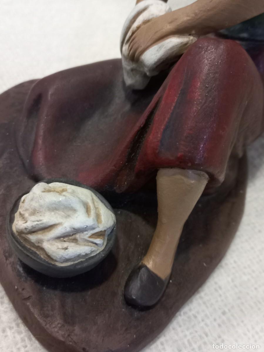 Figuras de Bel&eacute;n: LAVANDERA (21cm) barro &uml;SERRANO&uml; - Foto 7