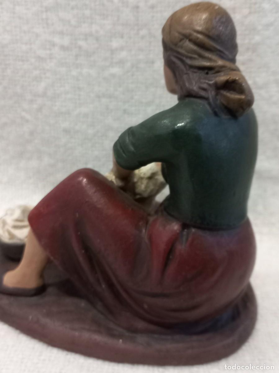 Figuras de Bel&eacute;n: LAVANDERA (21cm) barro &uml;SERRANO&uml; - Foto 9