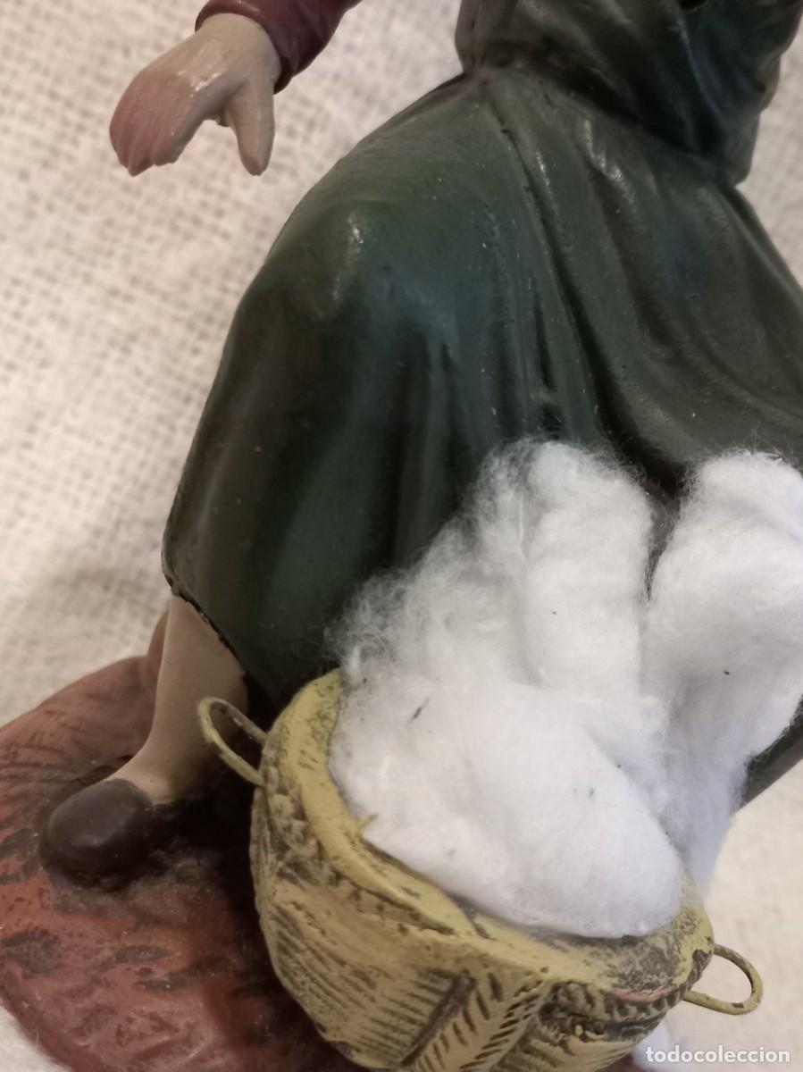 Figuras de Bel&eacute;n: HILANDERA ( 21cm) barro &uml;SERRANO&uml; - Foto 5