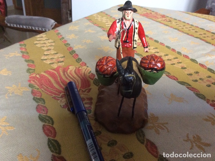 Figuras de Bel&eacute;n: Pastor con borriquillo - Foto 3