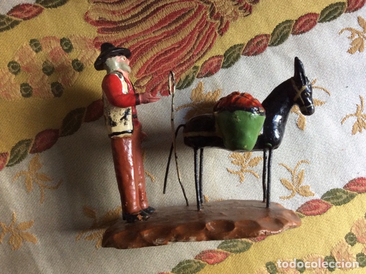 Figuras de Bel&eacute;n: Pastor con borriquillo - Foto 4