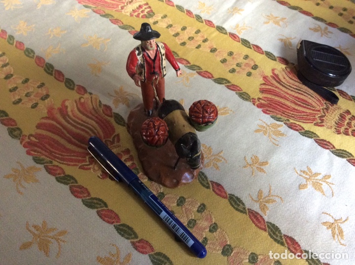 Figuras de Bel&eacute;n: Pastor con borriquillo - Foto 1