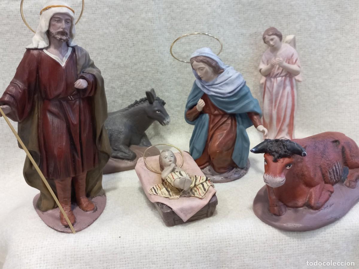 Figuras de Bel&eacute;n: NACIMIENTO (18cm) barro &uml;SERRANO&uml; - Foto 1