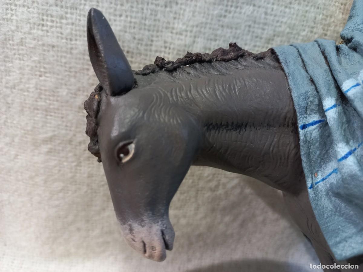 Figuras de Bel&eacute;n: BUSCANDO POSADA (21cm) barro &uml;SERRANO&uml; - Foto 4