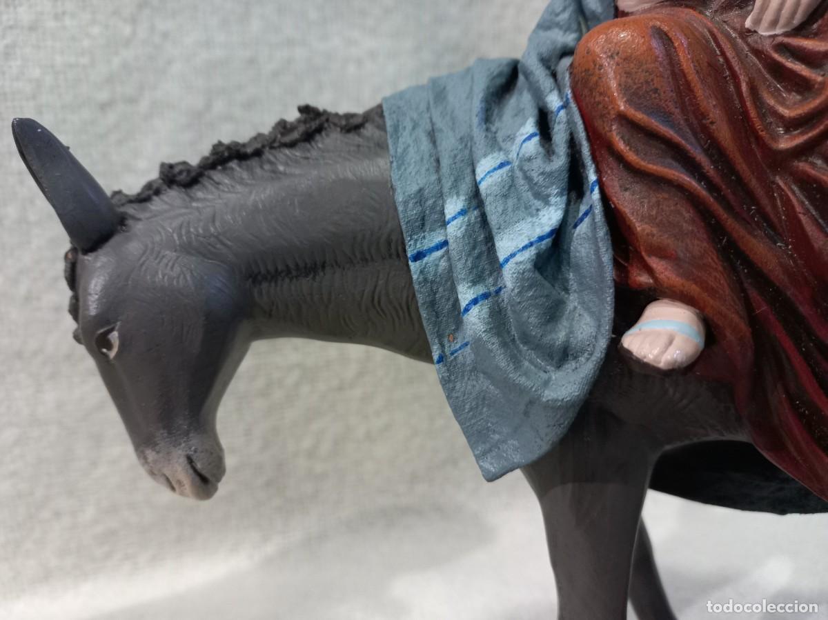 Figuras de Bel&eacute;n: BUSCANDO POSADA (21cm) barro &uml;SERRANO&uml; - Foto 5