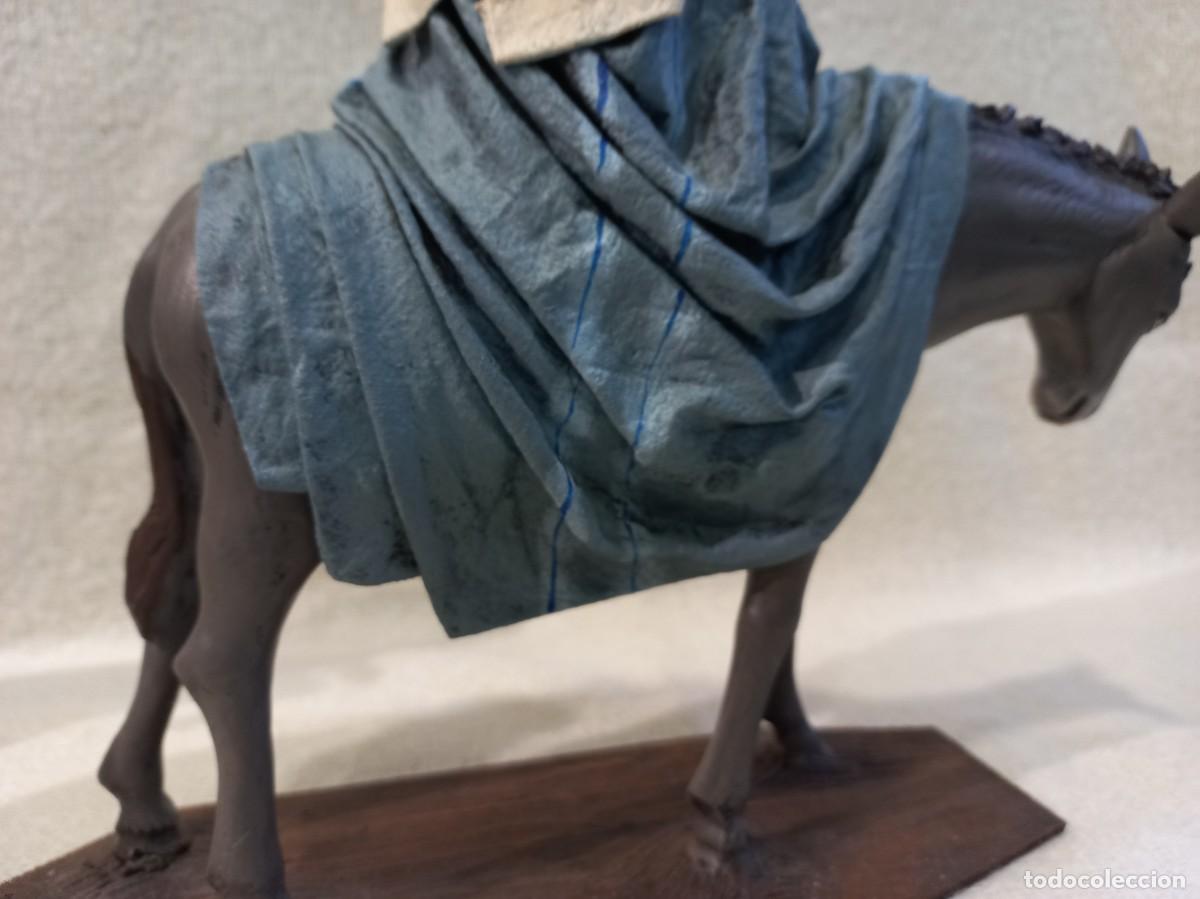 Figuras de Bel&eacute;n: BUSCANDO POSADA (21cm) barro &uml;SERRANO&uml; - Foto 7