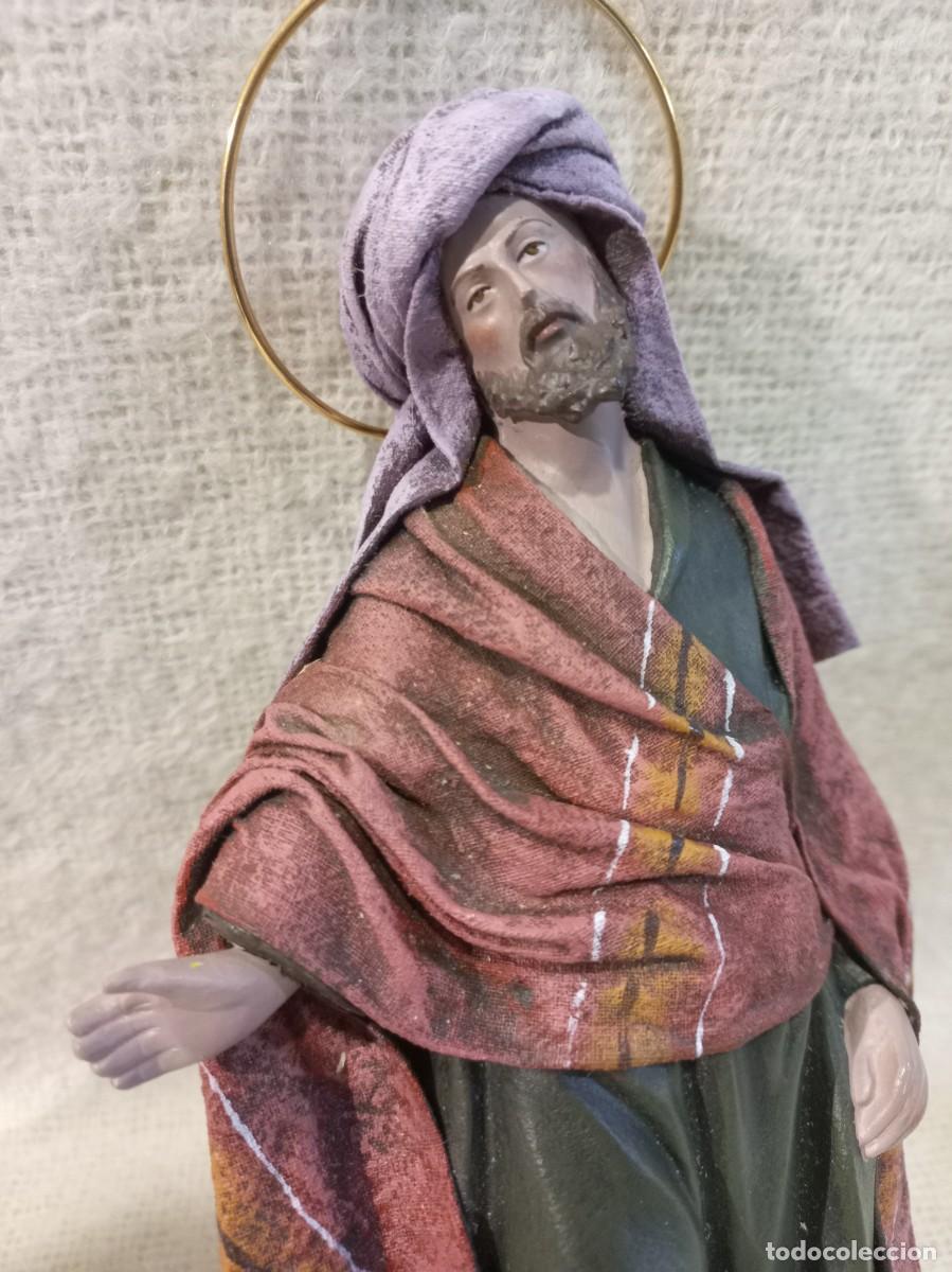 Figuras de Bel&eacute;n: BUSCANDO POSADA (21cm) barro &uml;SERRANO&uml; - Foto 10