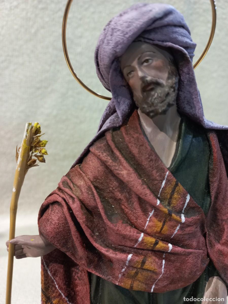 Figuras de Bel&eacute;n: BUSCANDO POSADA (21cm) barro &uml;SERRANO&uml; - Foto 11