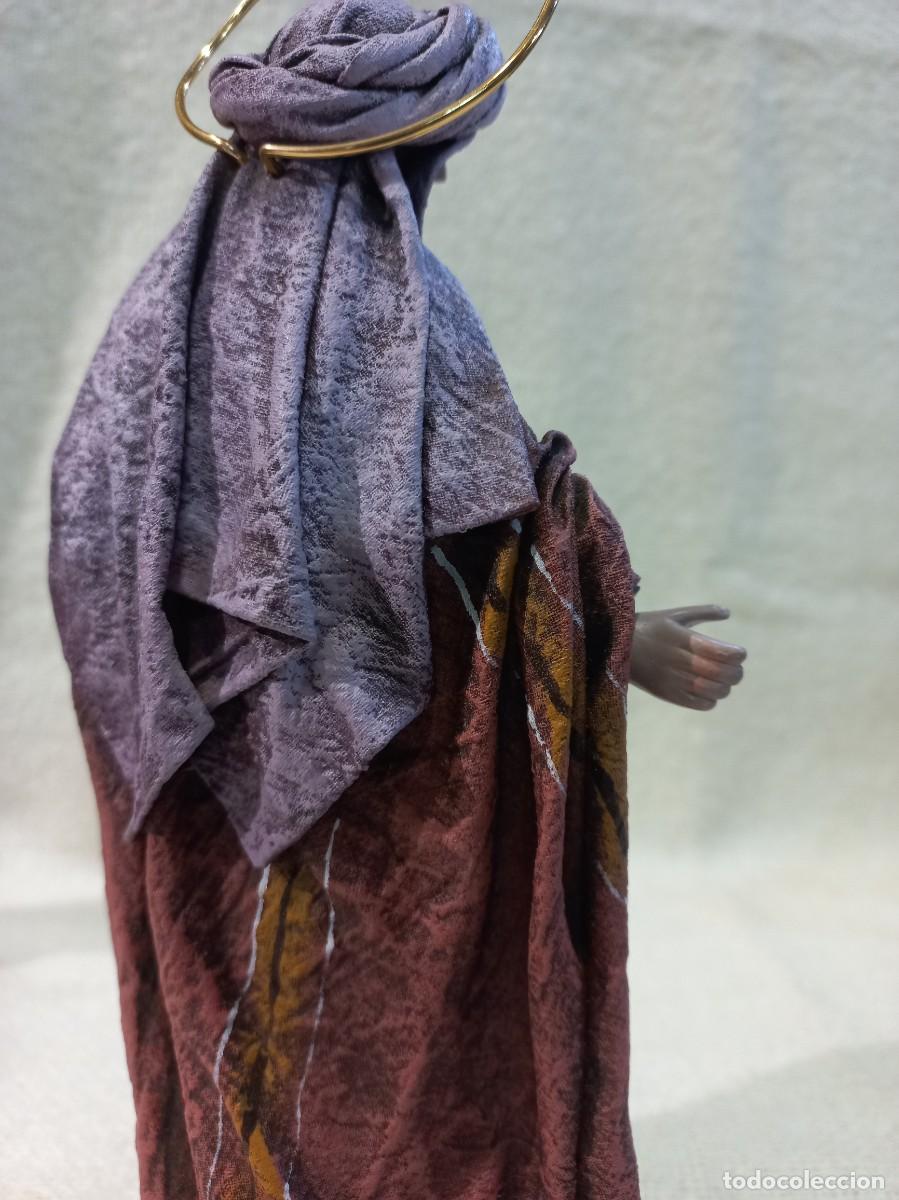 Figuras de Bel&eacute;n: BUSCANDO POSADA (21cm) barro &uml;SERRANO&uml; - Foto 12