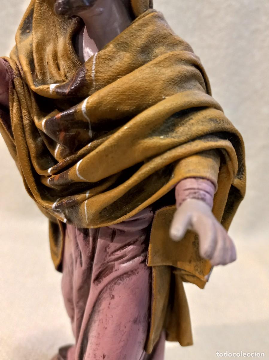 Figuras de Bel&eacute;n: BUSCANDO POSADA (21cm) barro &uml;SERRANO&uml; - Foto 17