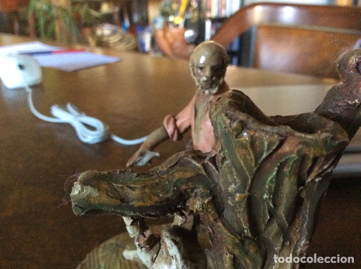 Figuras de Bel&eacute;n: Pastor matando el cordero - Foto 4