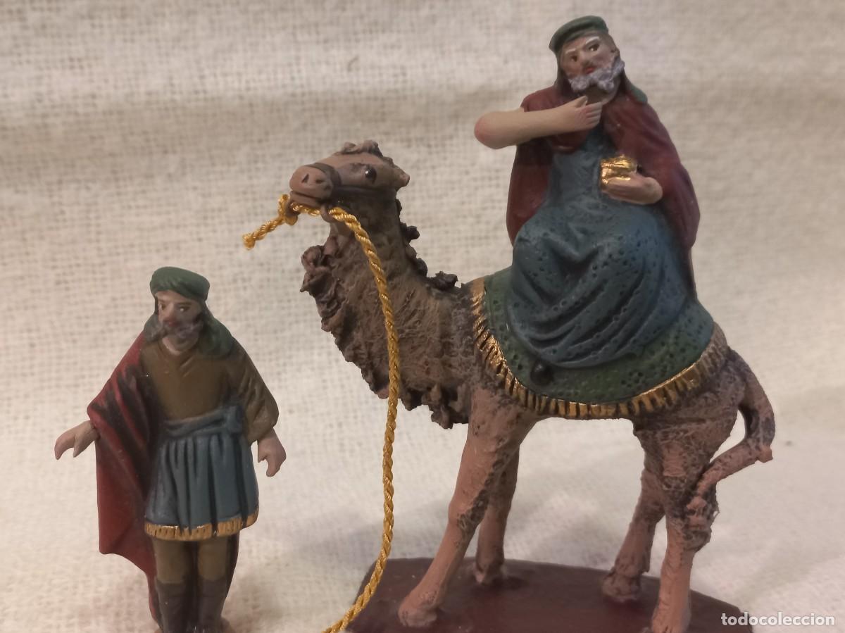 Figuras de Bel&eacute;n: REYES A CAMELLO (barro) 8cm &acute;SERRANO&uml; - Foto 3
