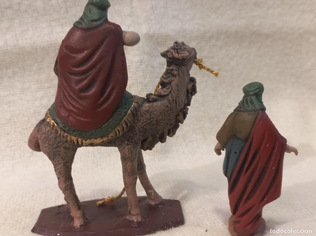 Figuras de Bel&eacute;n: REYES A CAMELLO (barro) 8cm &acute;SERRANO&uml; - Foto 4