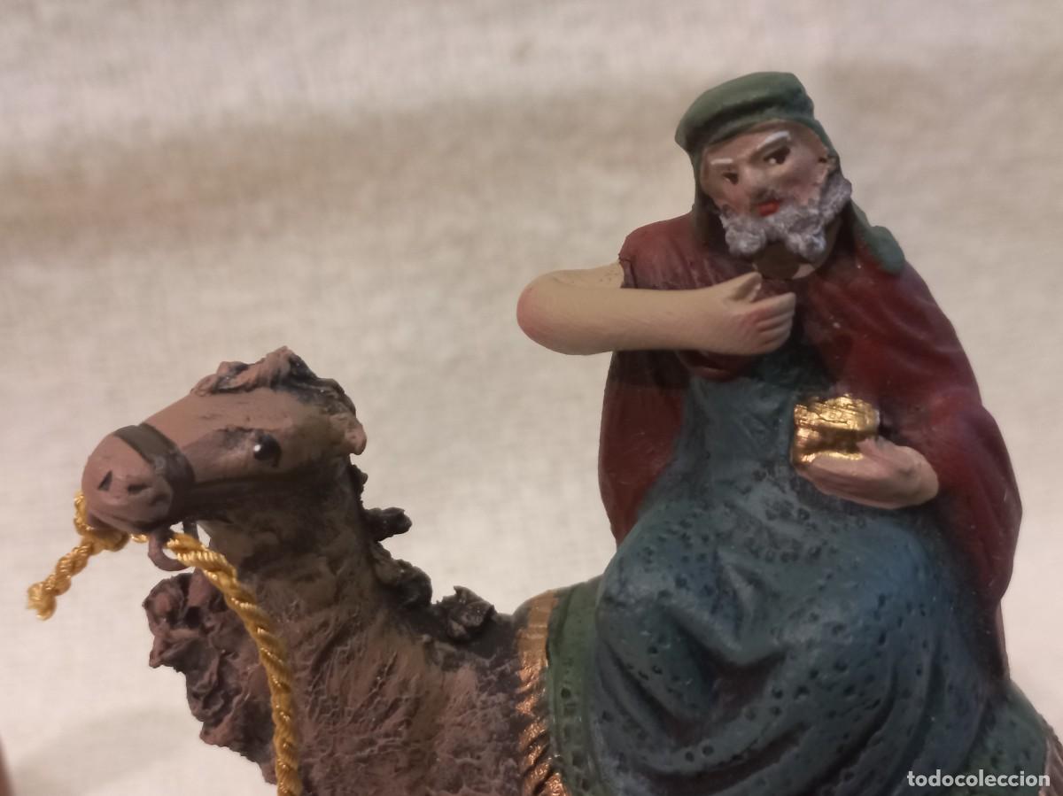 Figuras de Bel&eacute;n: REYES A CAMELLO (barro) 8cm &acute;SERRANO&uml; - Foto 7