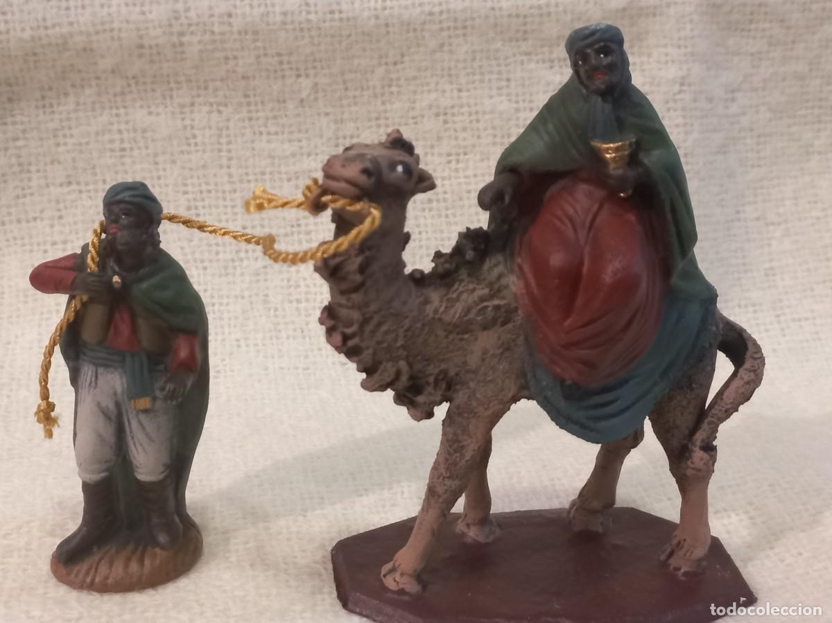 Figuras de Bel&eacute;n: REYES A CAMELLO (barro) 8cm &acute;SERRANO&uml; - Foto 11