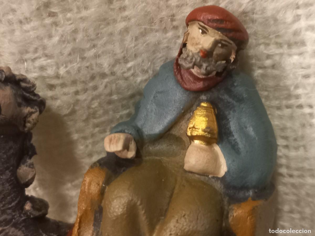 Figuras de Bel&eacute;n: REYES A CAMELLO (barro) 8cm &acute;SERRANO&uml; - Foto 27