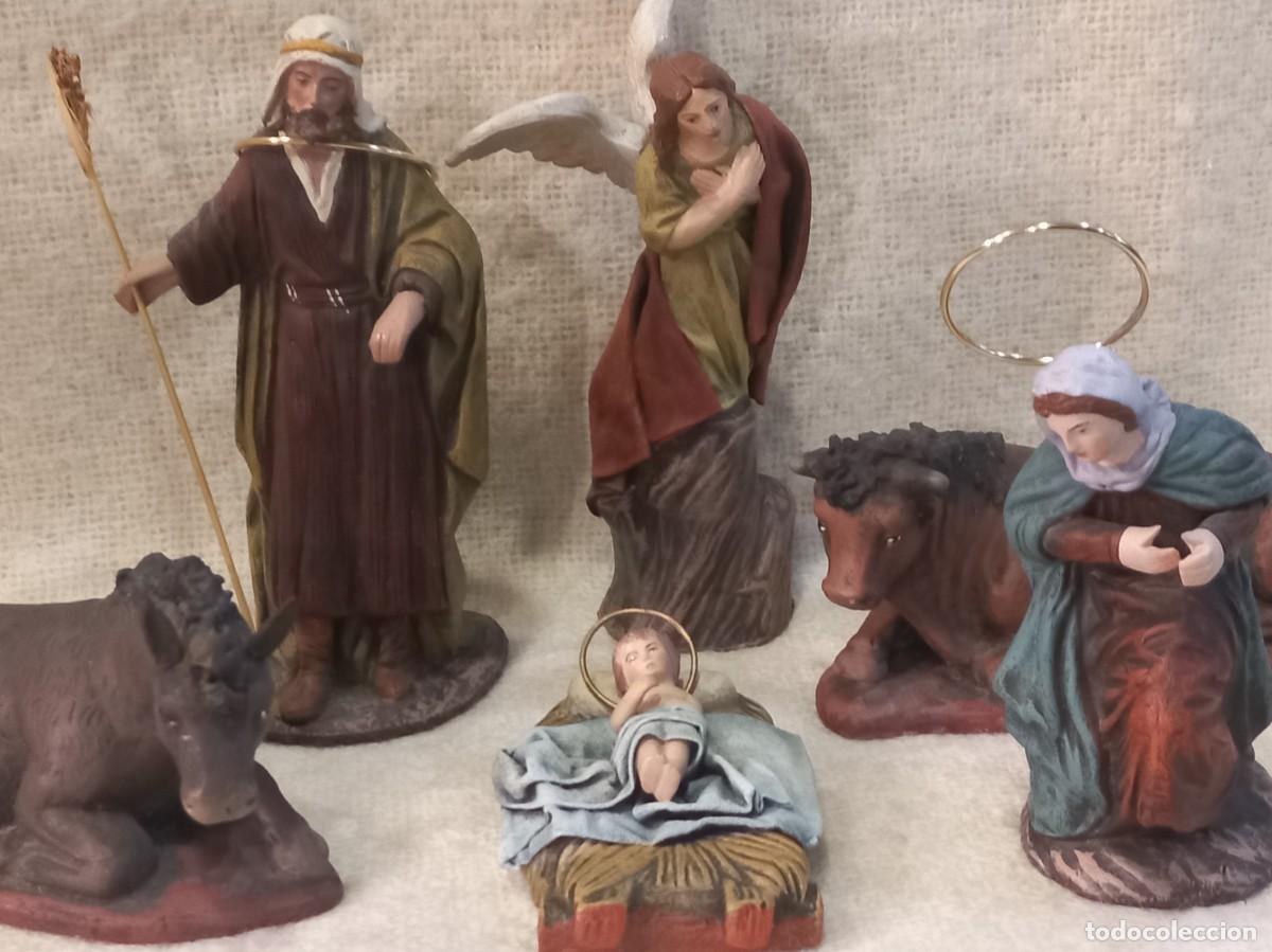 Figuras de Bel&eacute;n: NACIMIENTO (14cm) barro &uml;SERRANO&uml; - Foto 1