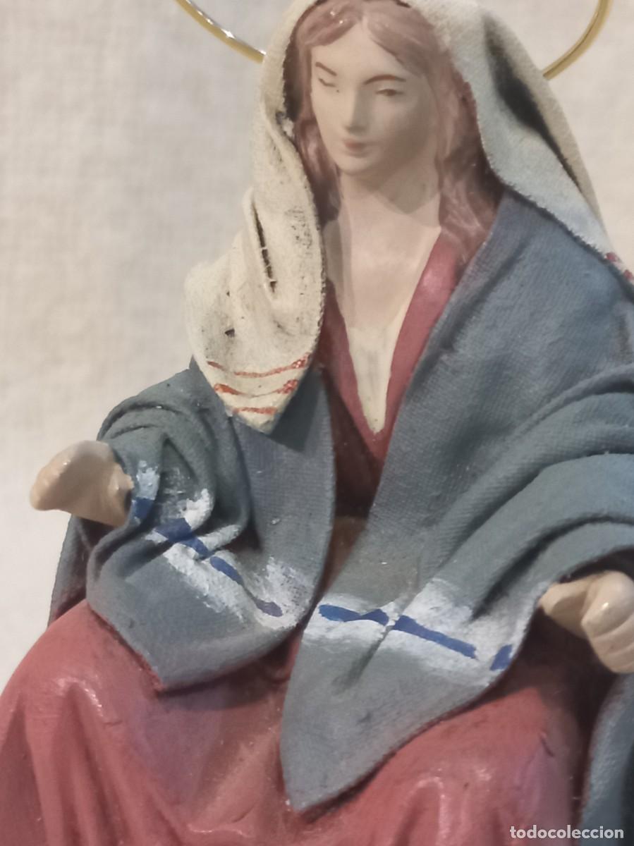Figuras de Bel&eacute;n: NACIMIENTO (14cm) barro-lienzado &uml;SERRANO&uml; - Foto 9
