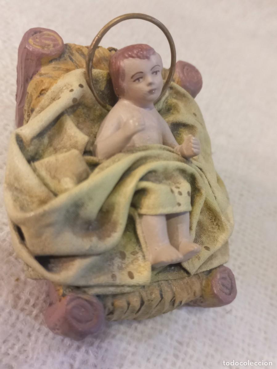 Figuras de Bel&eacute;n: NACIMIENTO (14cm) barro-lienzado &uml;SERRANO&uml; - Foto 12