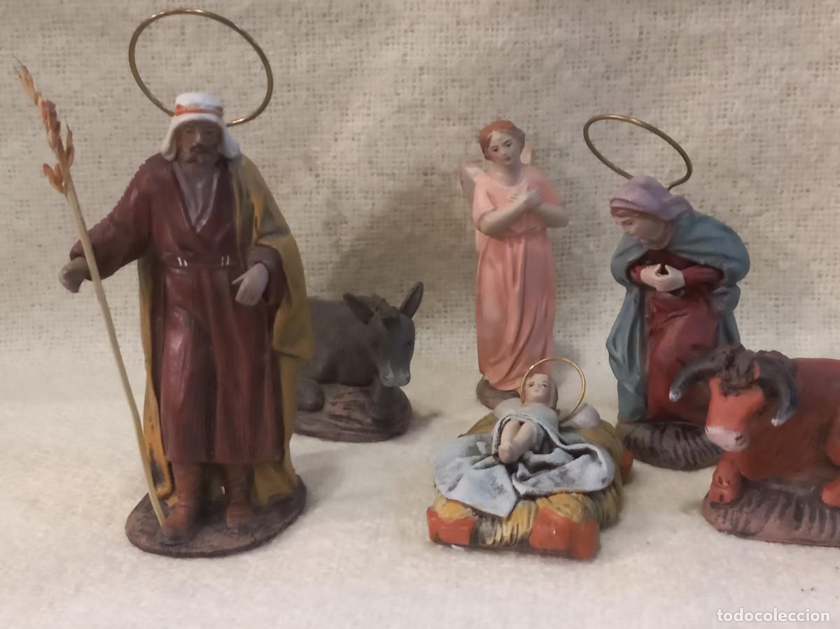 Figuras de Bel&eacute;n: NACIMIENTO (12cm) barro &uml;SERRANO&uml; - Foto 1