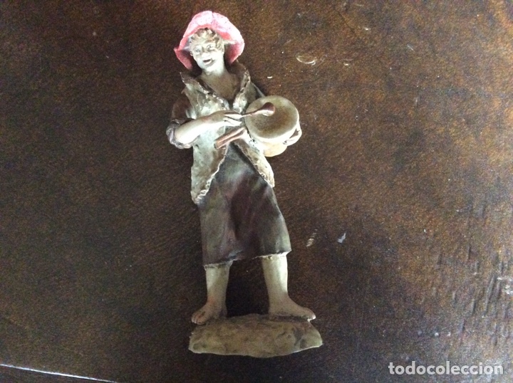 Figuras de Bel&eacute;n: Pastor con instrumentos - Foto 1