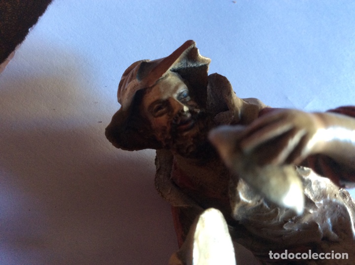 Figuras de Bel&eacute;n: Pastor con platillos - Foto 2