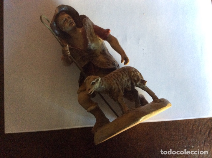 Figuras de Bel&eacute;n: Pastor adorando - Foto 1