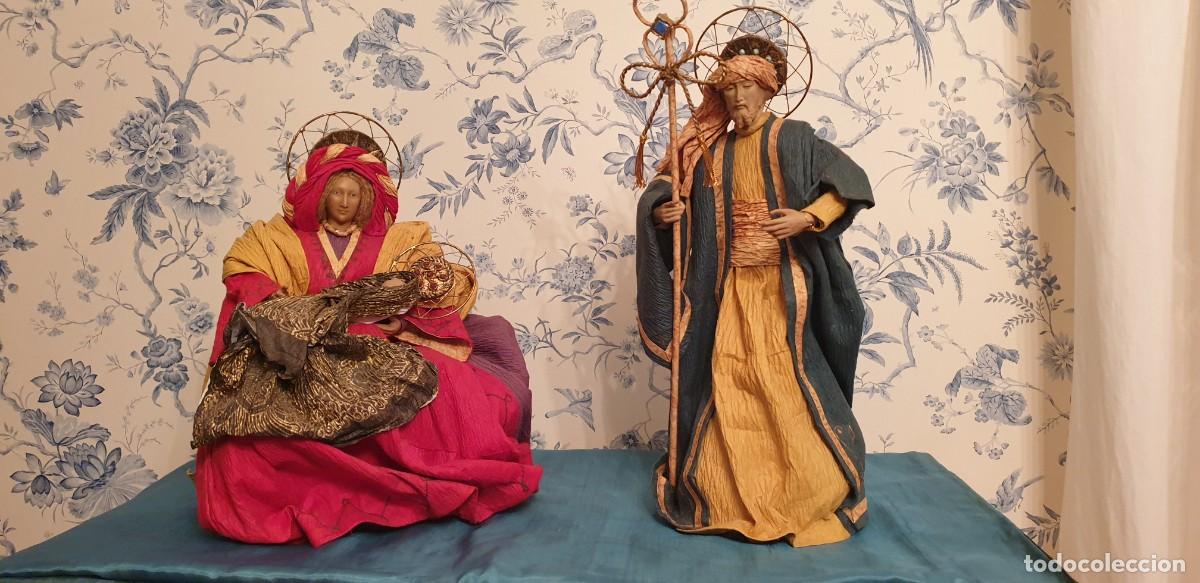 Figuras de Bel&eacute;n: Bel&eacute;n en papel mach&eacute; - Foto 1