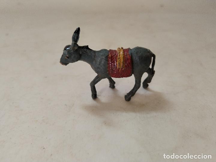 Figuras de Bel&eacute;n: antiguo burro de plastico - Foto 1