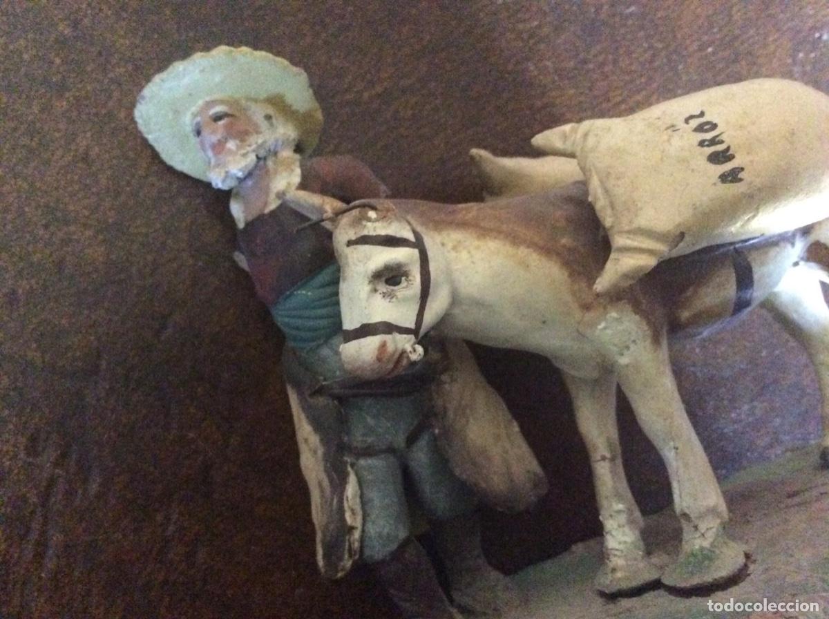 Figuras de Bel&eacute;n: Pastor con mulo - Foto 3