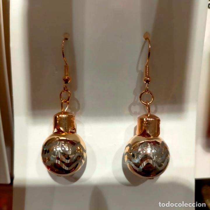 Figuras de Bel&eacute;n: Pendientes navide&ntilde;os Bolas Navidad - Foto 1