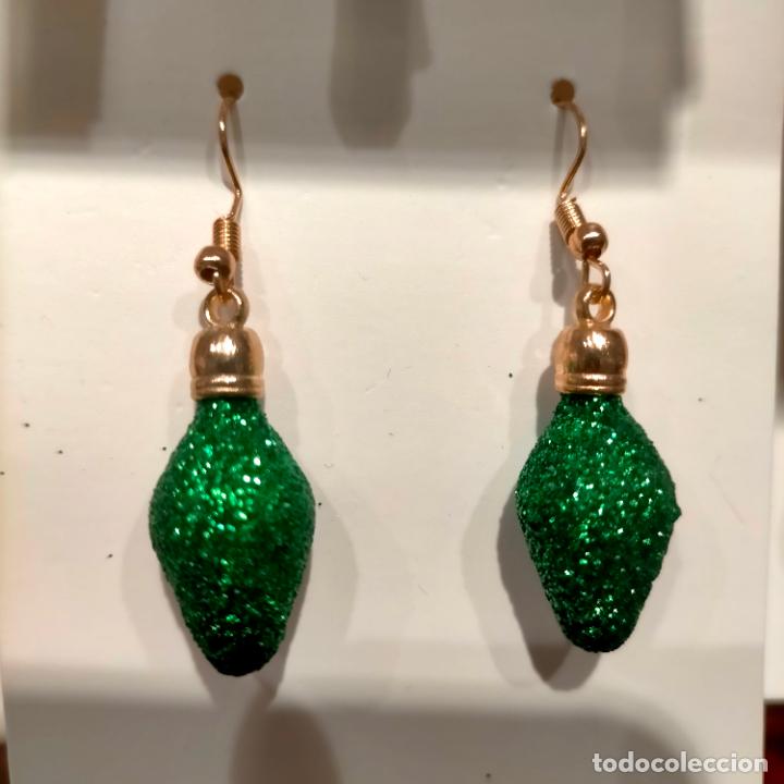 Figuras de Bel&eacute;n: Pendientes navide&ntilde;os Bolas &aacute;rbol Navidad - Foto 1