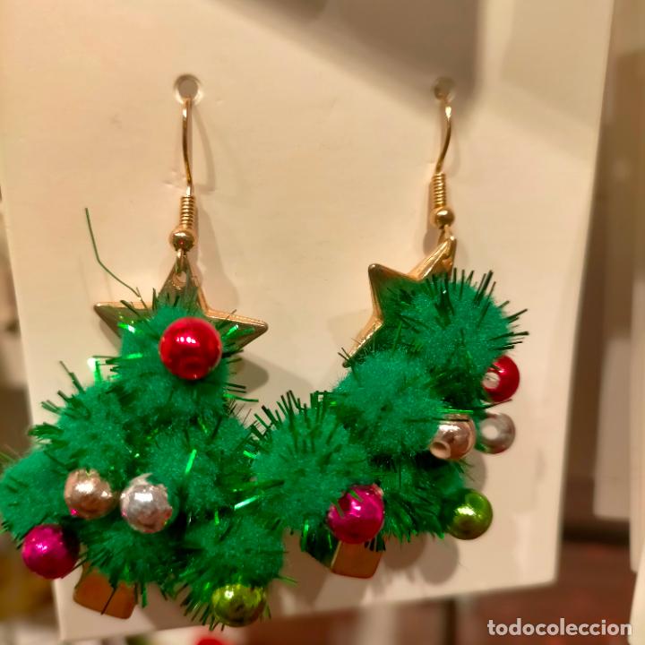 Figuras de Bel&eacute;n: Pendientes navide&ntilde;os Bolas &aacute;rbol Navidad - Foto 1