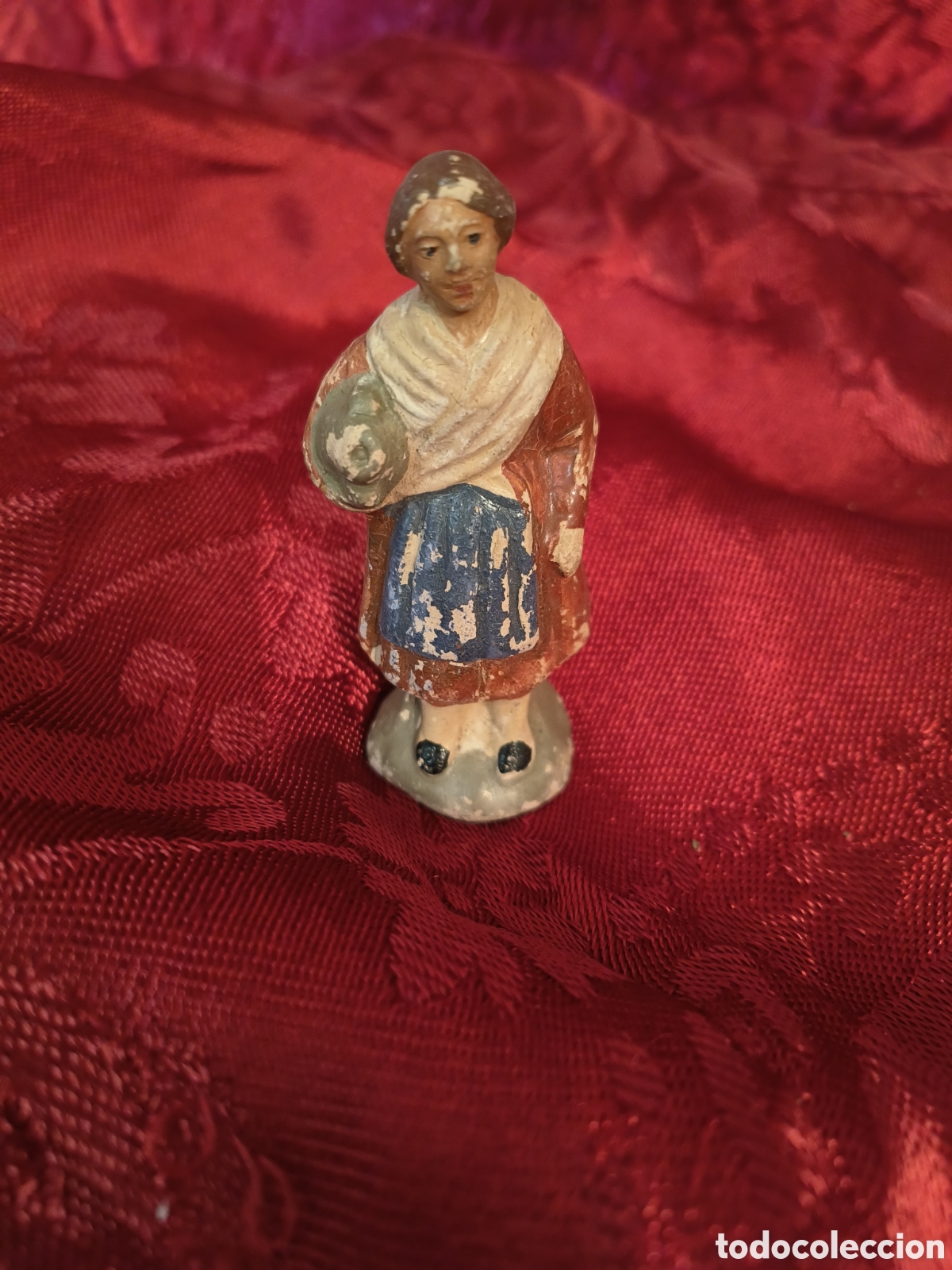 Figuras de Bel&eacute;n: Figura pesebre de barro - Foto 1