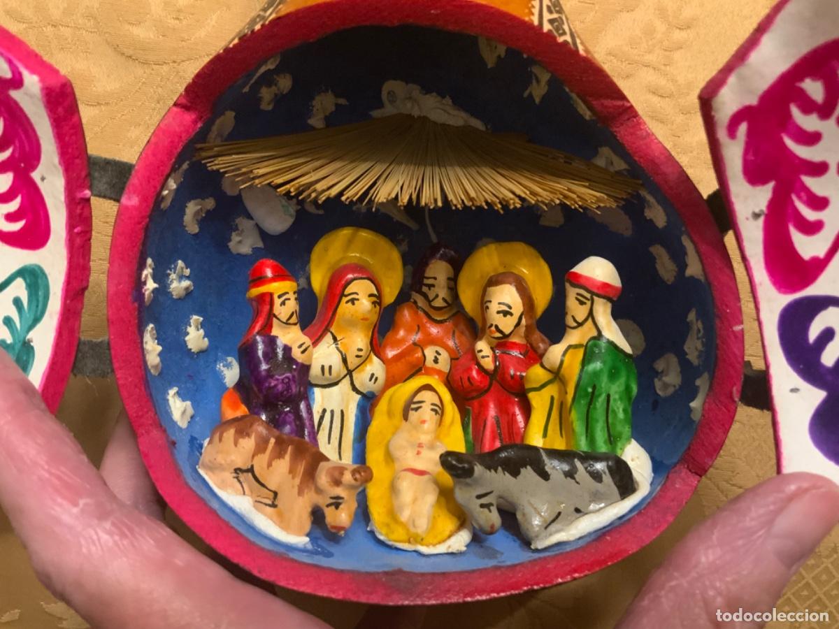 Figuras de Bel&eacute;n: BELEN EN CALABAZA REPUJADA, - Foto 1