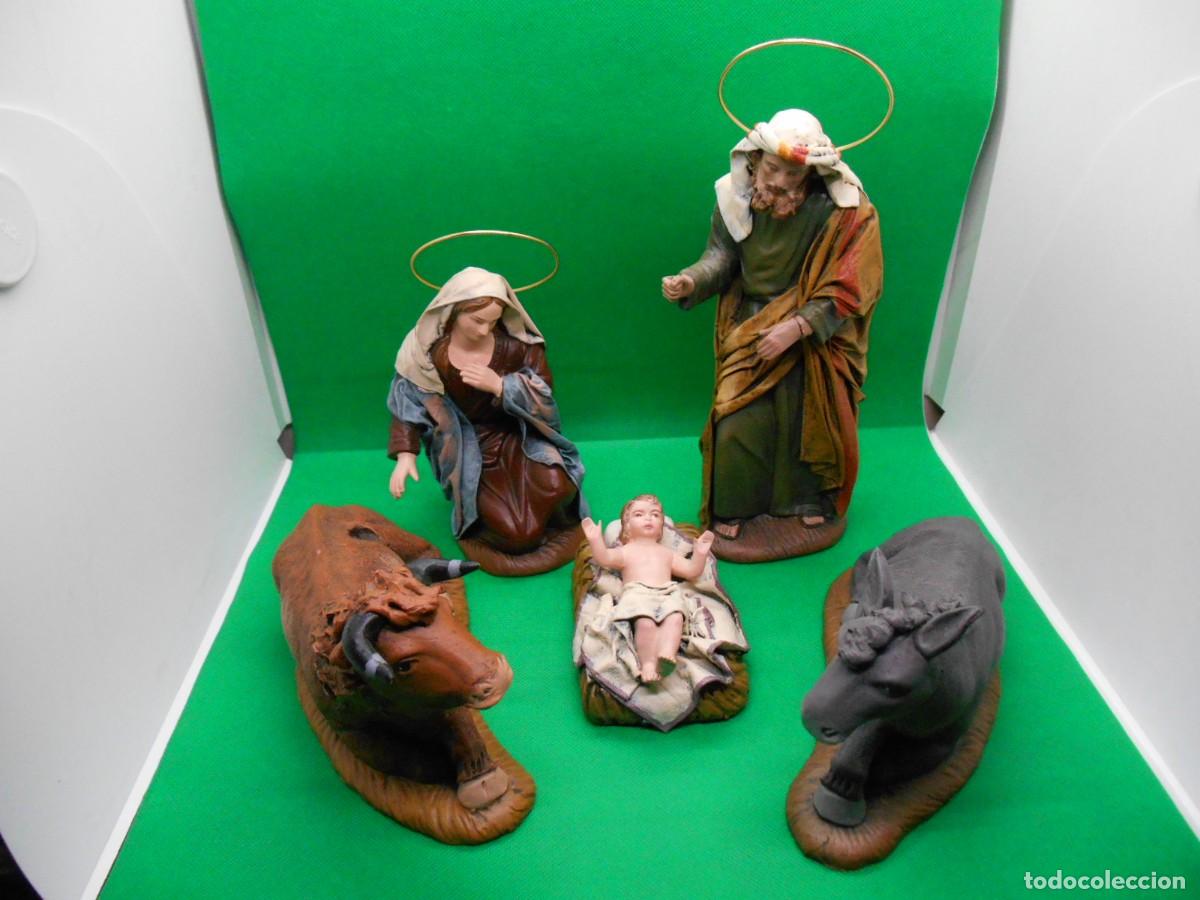 Statuine di Presepe: MAGNIFICO MISTERIO DE BARRO Y ENTELADOS - ARTESANIA M.AMO - MURCIA -