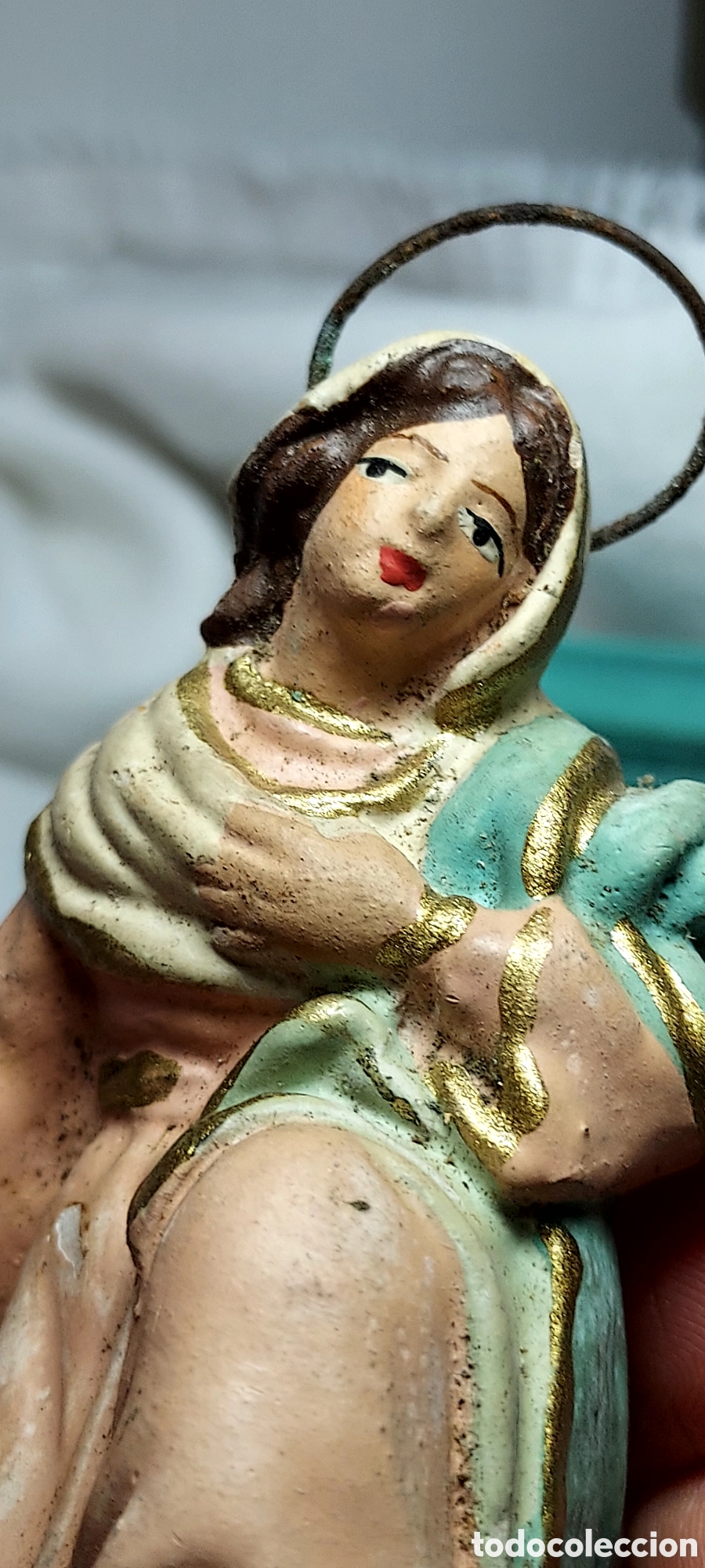 Figuras de Bel&eacute;n: VIRGEN DE BARRO PARA BELEN MARCA SERRANO - Foto 6