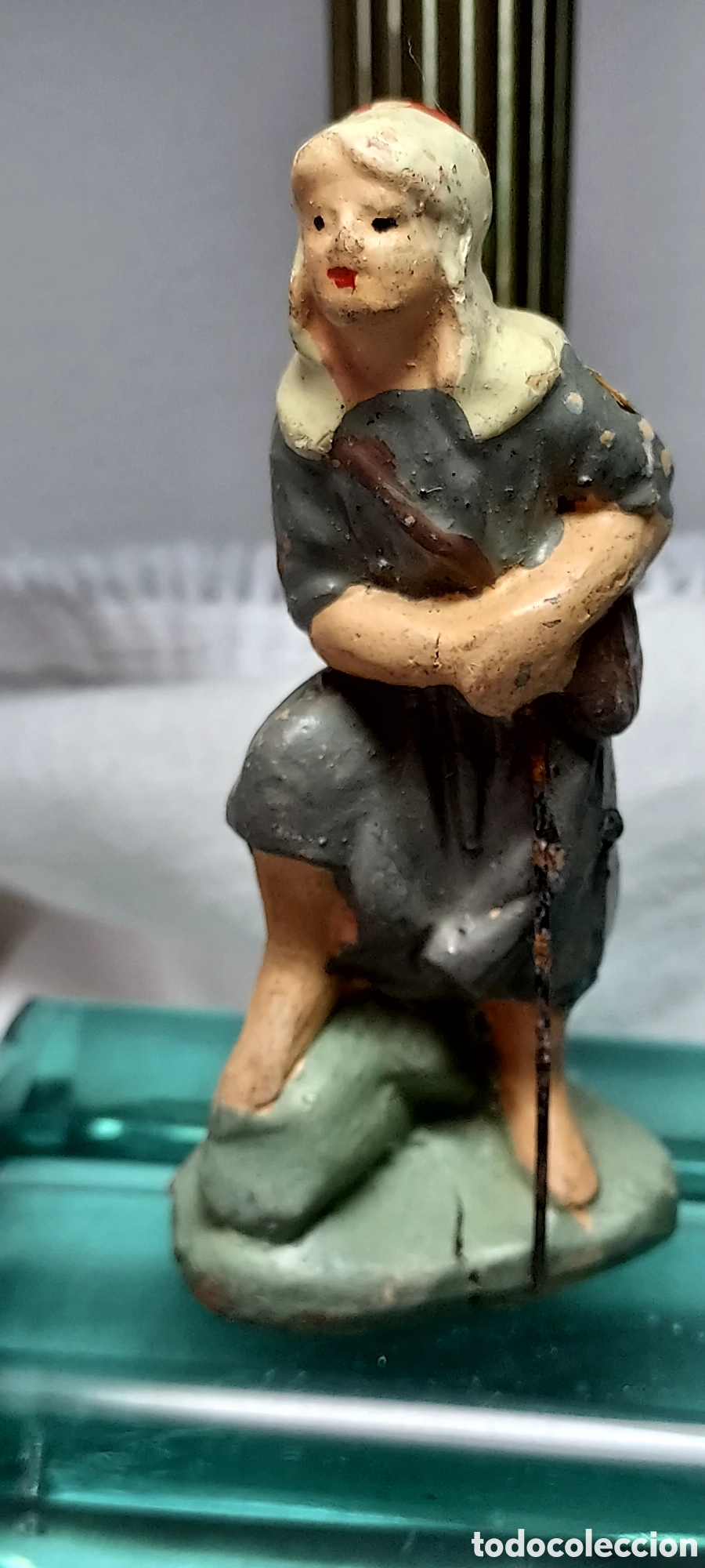 Figuras de Bel&eacute;n: LAVANDERA DE BARRO PARA BELEN - Foto 2