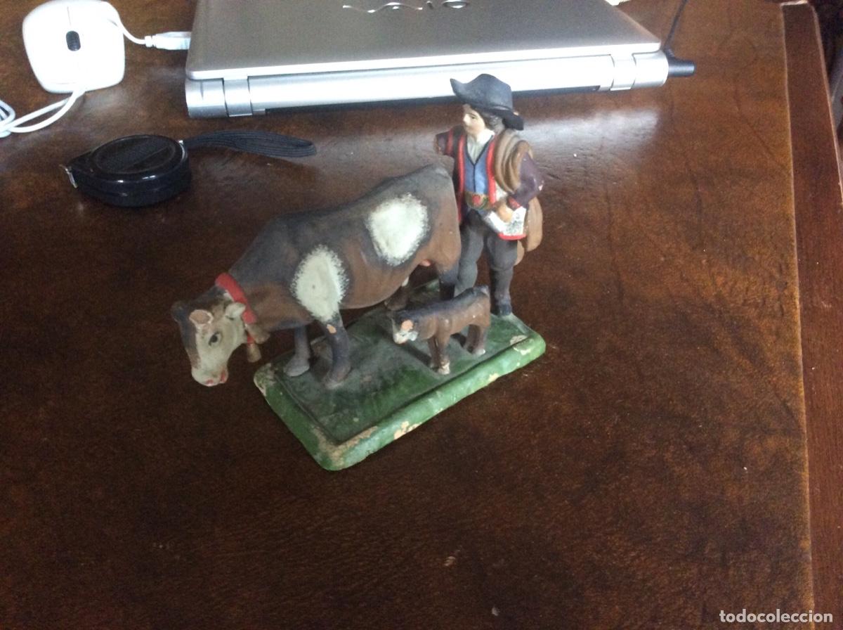 Figuras de Bel&eacute;n: Pastor granadino con vacas - Foto 1