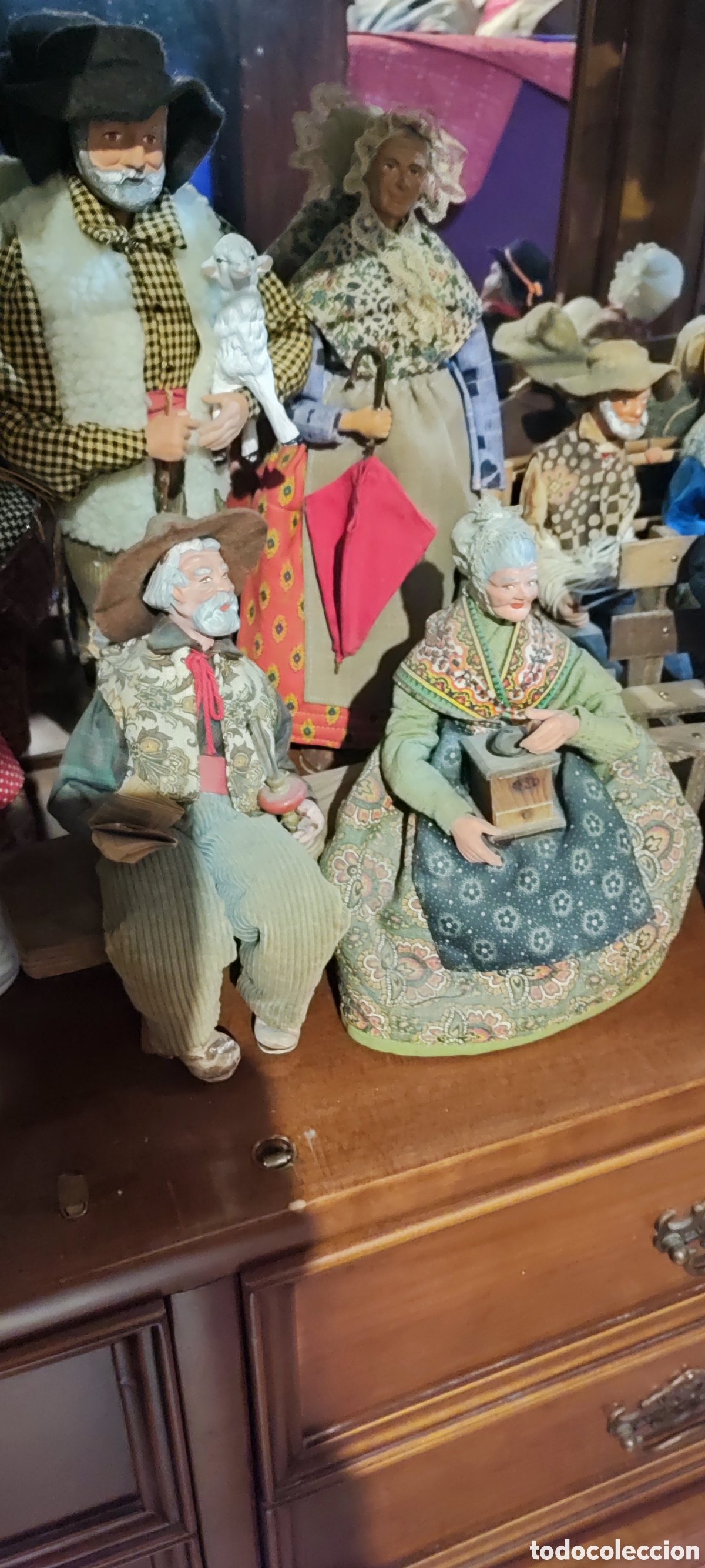 Figuras de Bel&eacute;n: SANTONS DE PROVENCE ANTIGUOS - Foto 3
